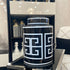 Greek Key Design Jar